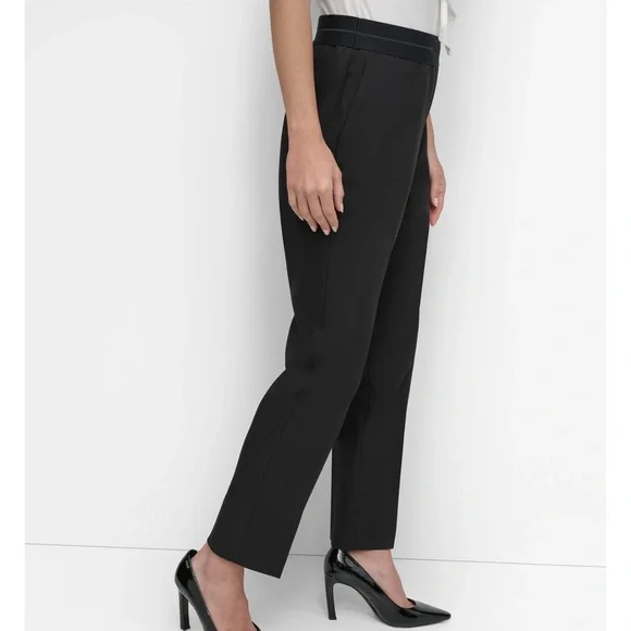 DKNY Women's Pull-On black Trousers/size L - Picture 3 of 6